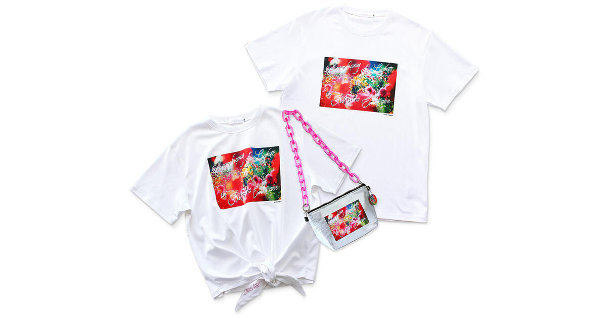 蜷川実花の作品が、世界観そのままに森美術館オリジナルのTシャツと