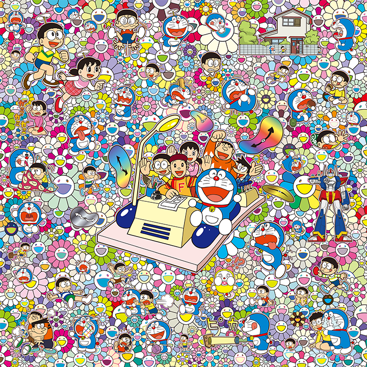 村上隆 TAKASHI MURAKAMI 村上隆 ドラえもんの日常 ポスター - 美術品 ...