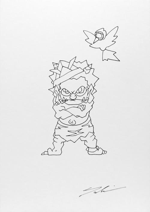 Drawing of Momotaro-zu