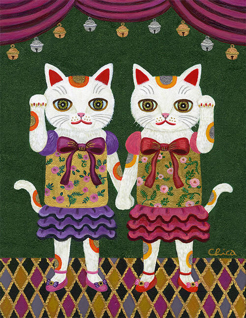 Toya Chicaco Double Maneki Neko