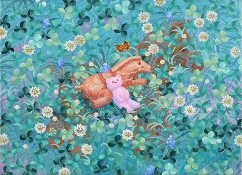 江口綾音《春のハニワ馬》