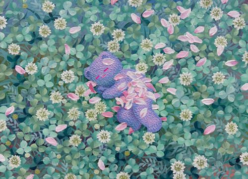 江口綾音《桜の薄掛け布団》