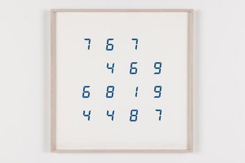 Tatsuo Miyajima Numerical print for Sea of Time - TOHOKU Type C