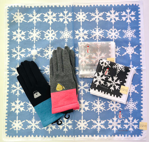 Warm Gloves and Snowman Handkerchiefs