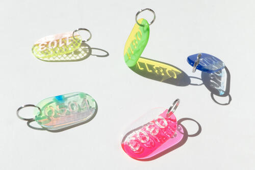 Acryl Tag Plate 365 Days -VINYL EXHIBITION-